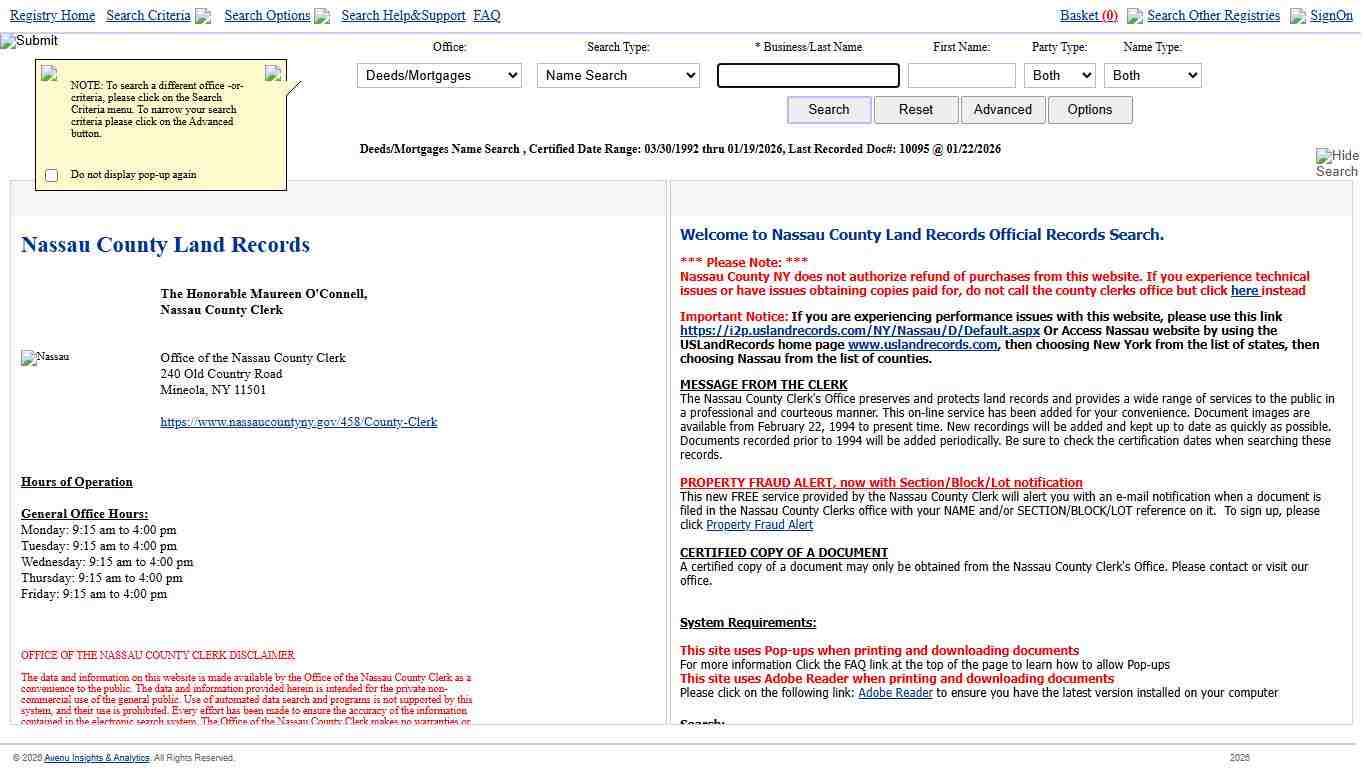 Welcome to 20/20 Perfect Vision Land Records I2
