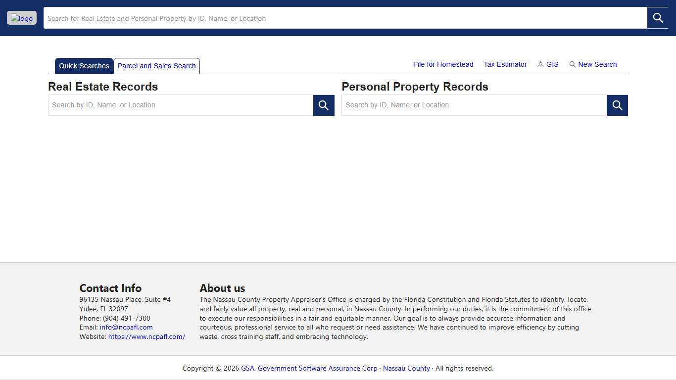 Records Search - Nassau County